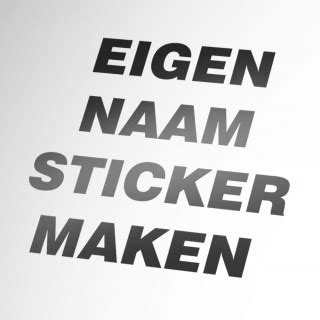 stickers maken in nederland.